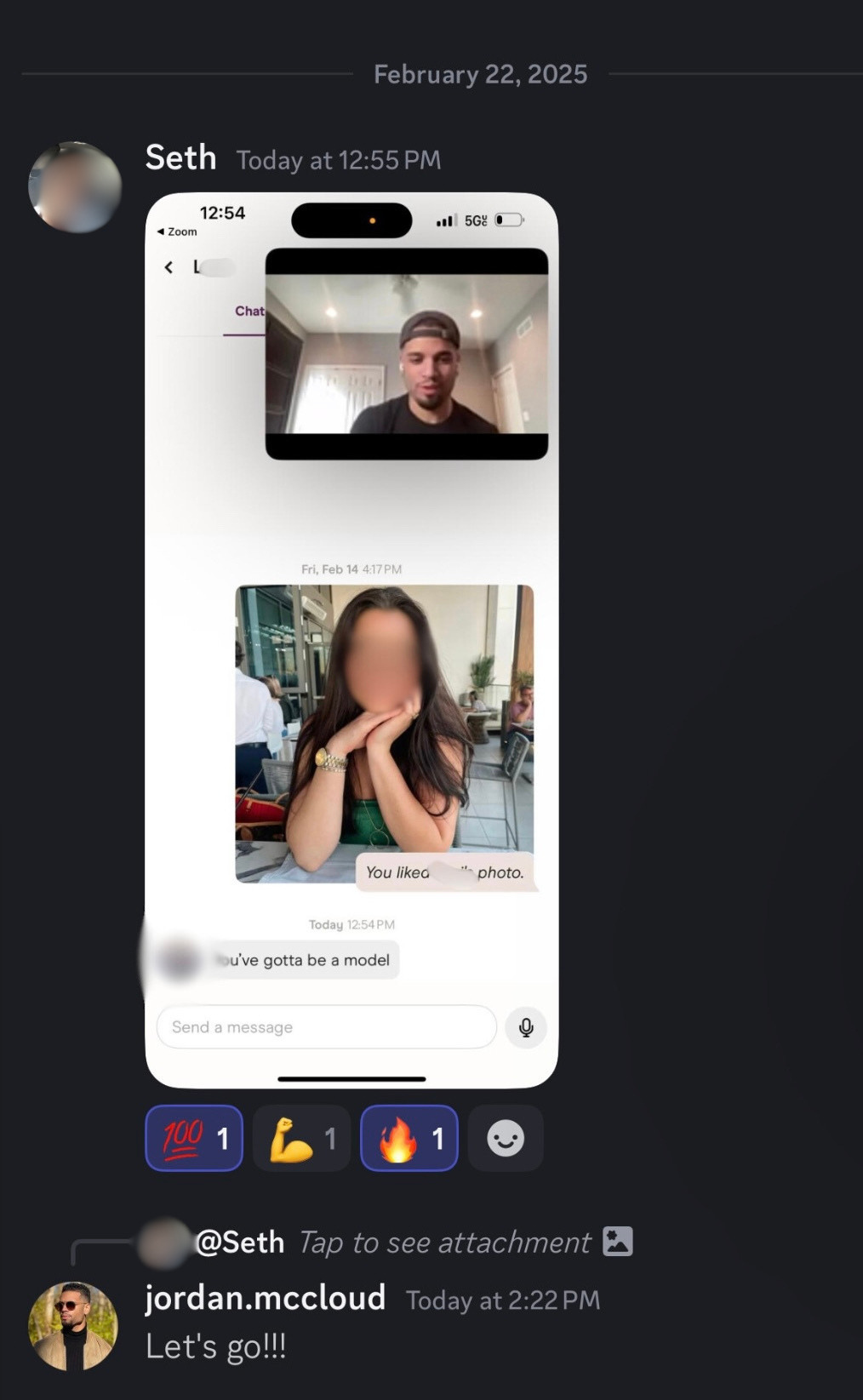 Seth: woman asked if he must be a model